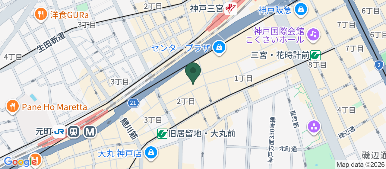 店舗周辺の地図